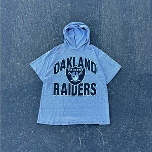 Oakland Raiders Gray Short Sleeve Tee